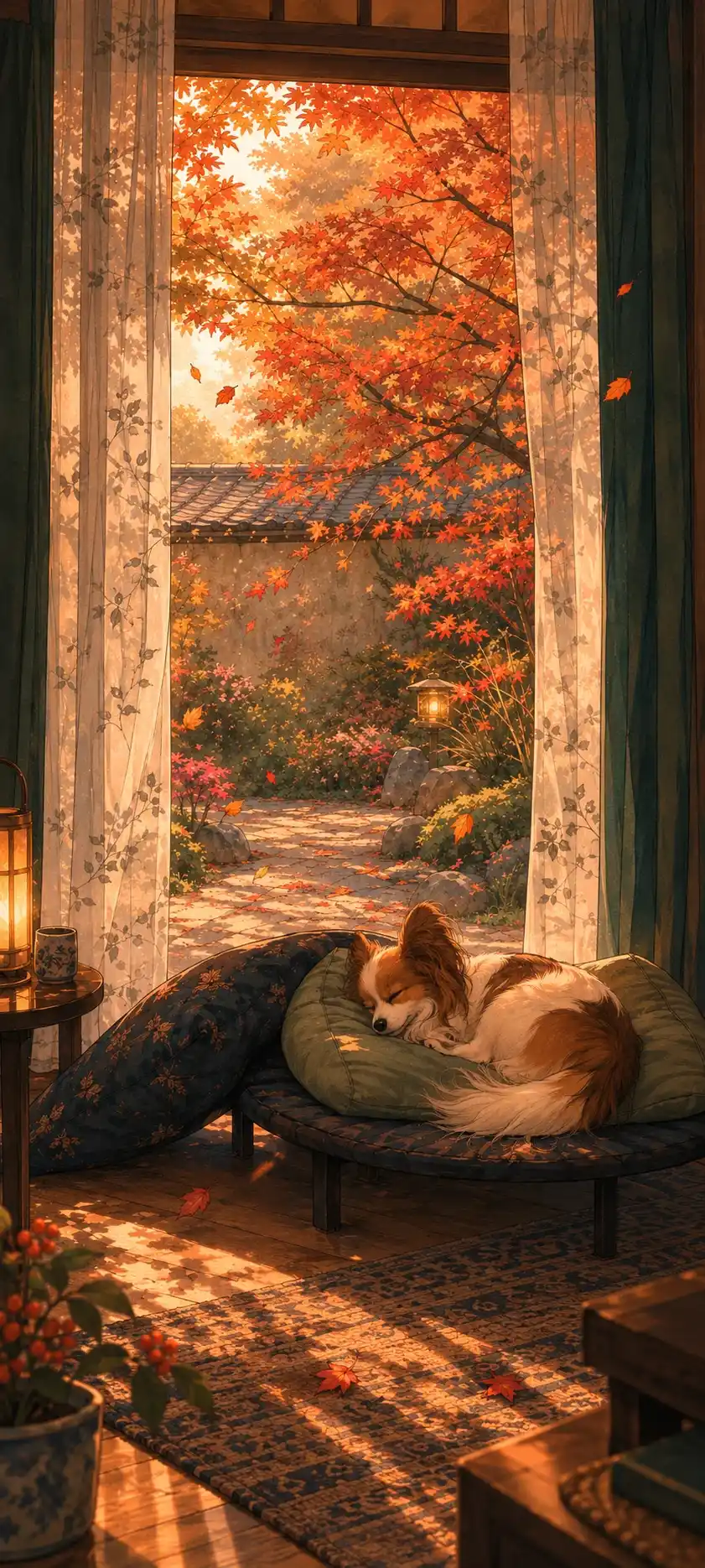 Um cantinho iluminado e acolhedor para descansar a tarde